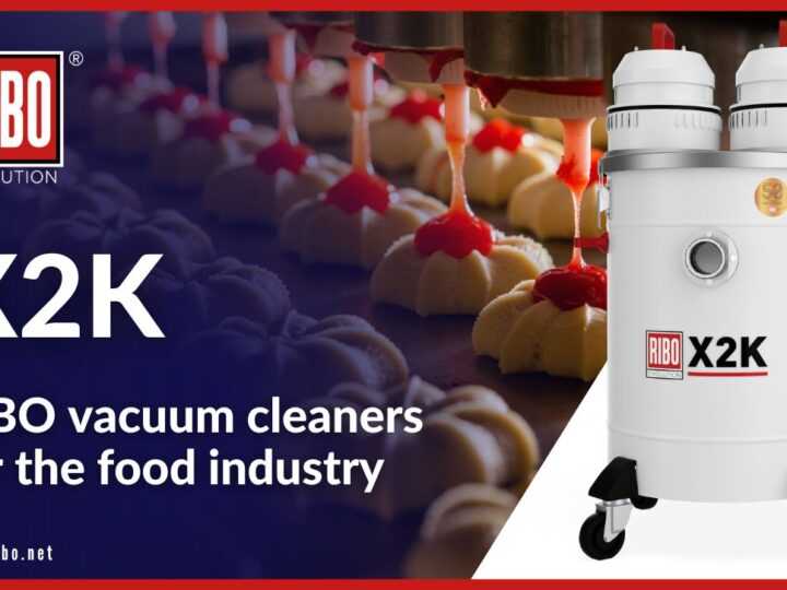 RIBO X2K FORNOVAC vacuum cleaner for the food industry