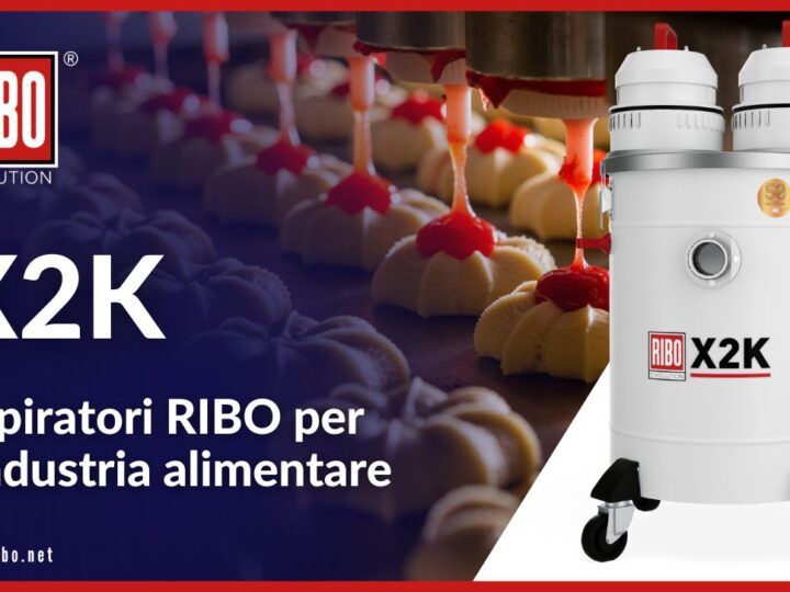 L’aspiratore RIBO X2K FORNOVAC per l’industria alimentare