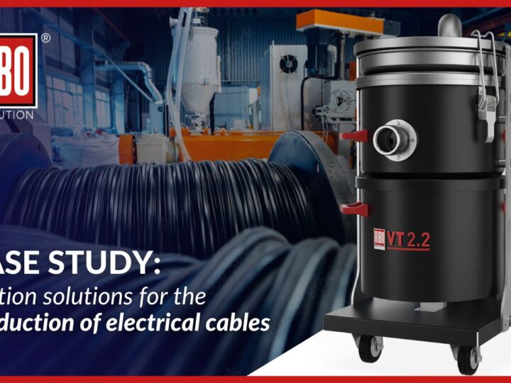 Suction solutions for electrical cable production